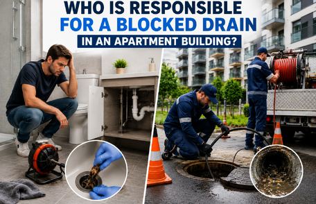 Responsible Blocked Drain Apartment Building?